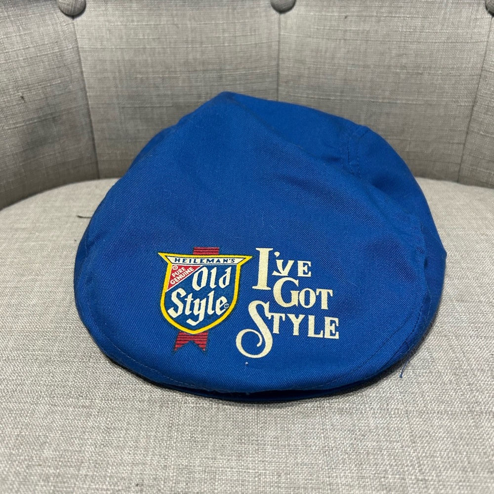 Vintage Old Style Beer Newsboy Style Cap